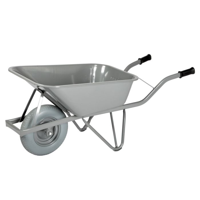 Trillebår | Helsveiset og slitesterk for bygg og hage | punkteringsfrie hjul | 100 liter main product photo