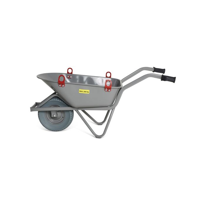 Trillebår med løfteører | Helsveiset og solid | 80 liter main product photo