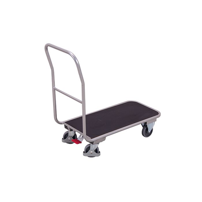 Plattformvogn i aluminium med EasySTOP | 845 x 440 mm main product photo