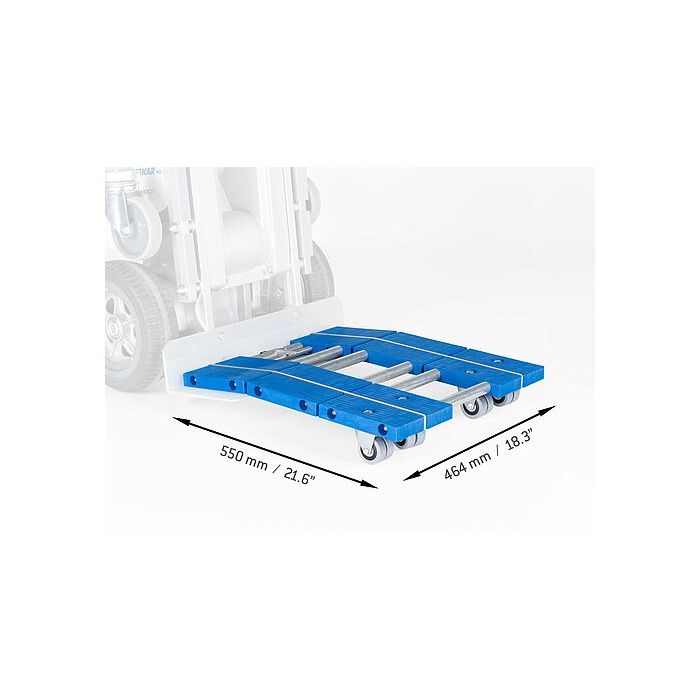 Fotbrett HD-330 | 464x550x88 mm | 4 svingbare hjul main product photo