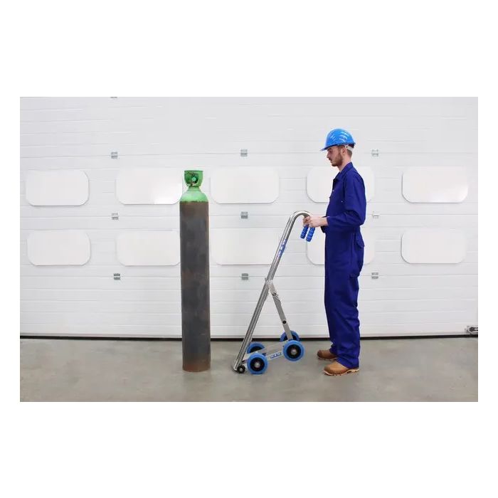 Gassflasketralle i rustfritt Stål | 150 kg main product photo