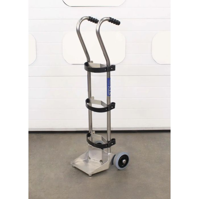 Gassflasketralle for større medisinske gassflasker | 80 kg main product photo