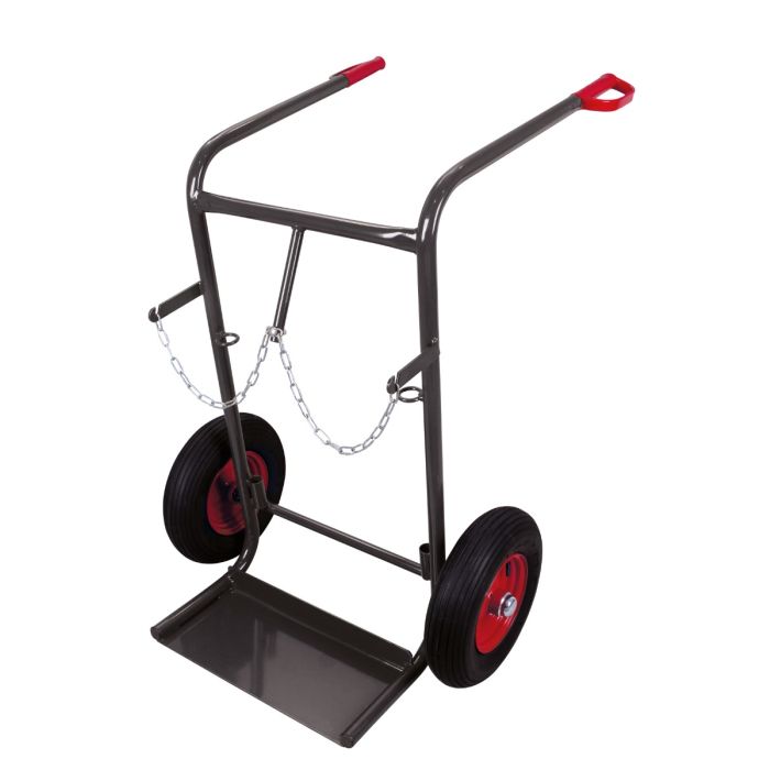 Gassflasketralle – 2 flasker, 40–50 L, 200 kg kapasitet main product photo