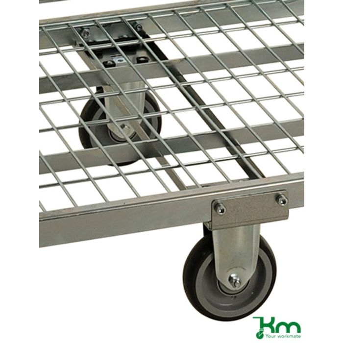 Modul 300 Hjulsett – midtmontert, 125 mm faste hjul main product photo