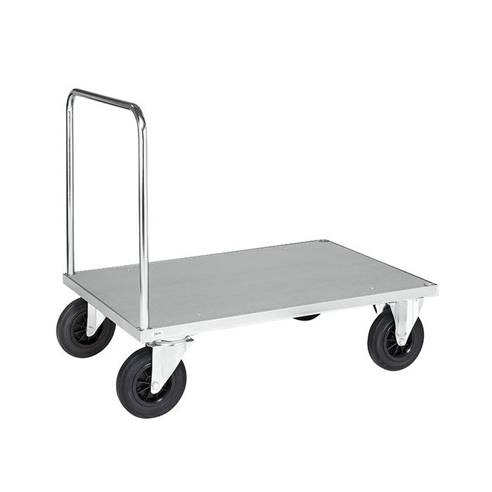 Plattformvogn | Elforsinket | 1200x800x260 mm | 500 kg | med brems main product photo