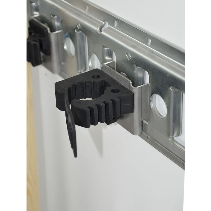 Redskapsholder for veggskinne | Skaft Ø 25-57 mm | E-feste main product photo