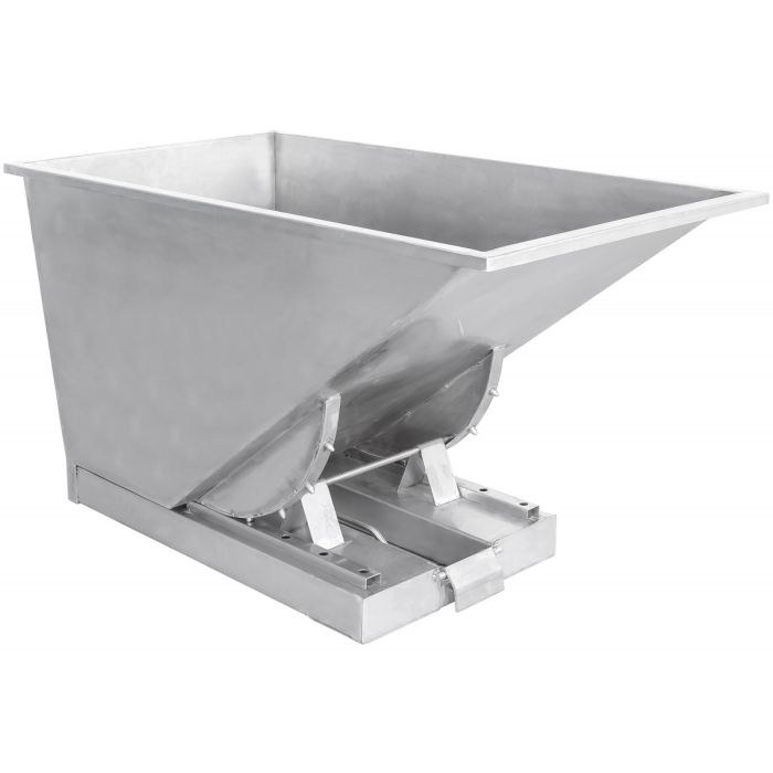 Rustfri tippcontainer 600L - 304 main product photo