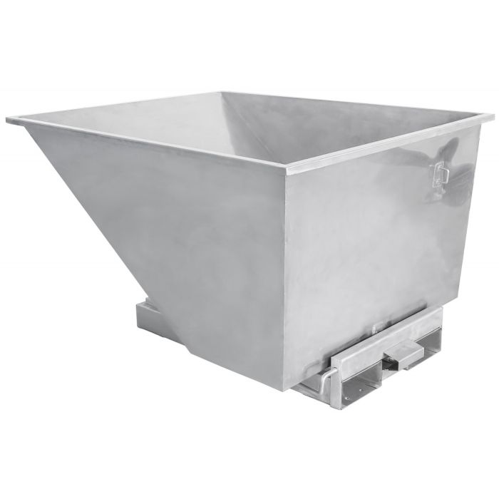 Rustfri tippcontainer 900L - 304 main product photo