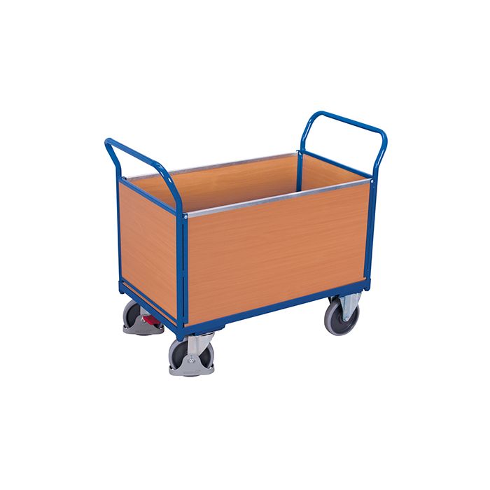 Plattformvogn | 4 tette sider | 1000 x 550 | 500 kg main product photo