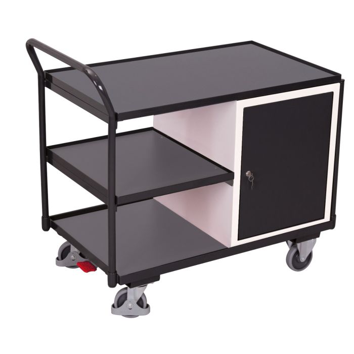 Verktøyvogn – 250 kg, hyller og skap, EasySTOP main product photo