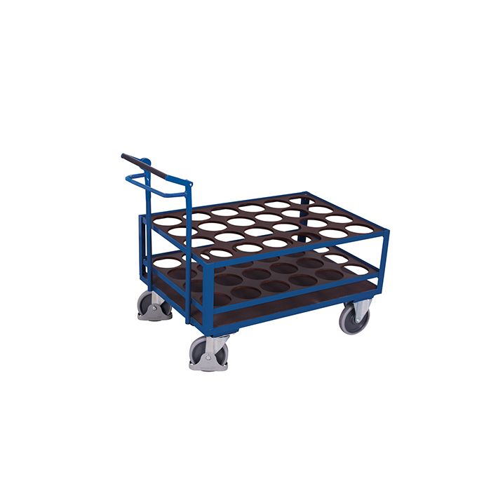 Gassflaskevogn | 24 flasker | Ø 160mm| Dødmannsbrems main product photo