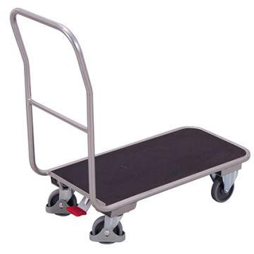 Plattformvogn i aluminium med EasySTOP | 845 x 440 mm