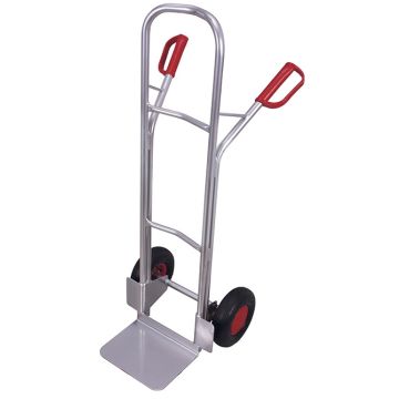 Sekketralle i aluminium | Høy rygg | 200 kg