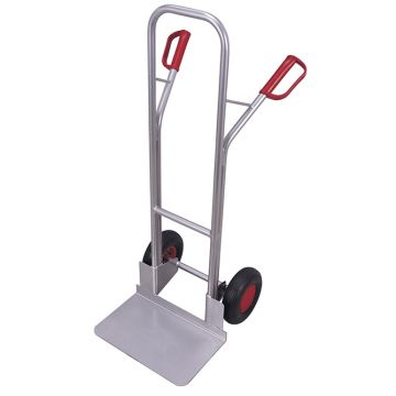 Sekketralle i aluminium – lett med stor lasteflate | 200 kg