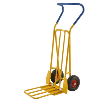 Sekketralle | Ergonomisk håndtak | Nedfellbar klaff 360 x 480 mm | 250 kg