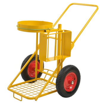 Vaktmestertralle – 150 kg, 400 mm punkteringsfrie hjul