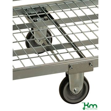 Modul 300 Hjulsett – midtmontert, 125 mm faste hjul