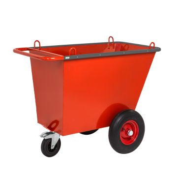 Avfallsvogn | Robust vogn med løfteører | 400L