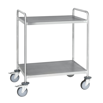 Helsveiset trillebord | 2 hyller