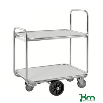 Plukkvogn med 2 hyller – 900 x 630 mm, 300 kg