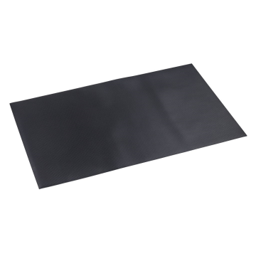 Hyllematte i sort gummi | 2,5 mm tykk