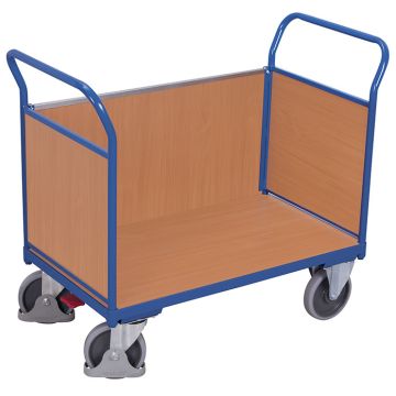 Plattformvogn | 3 tette sider | 1000 x 675 | 500 kg