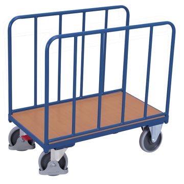 Plattformvogn med 2 sprinkelvegger | 1260 x 740 | 500 kg