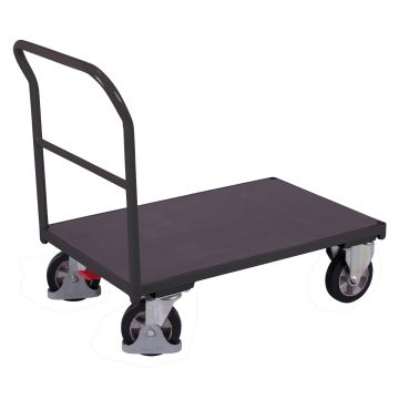 Plattformvogn – 1000 kg, lasteflate 1625 x 800 mm, sklisikker plate